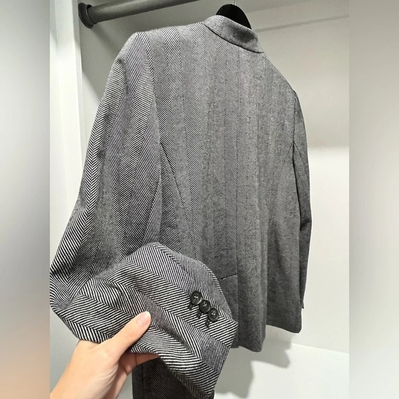 Talbots Women’s Aberdeen Classic Herringbone Blazer Size 12 new without tags - Picture 6 of 12